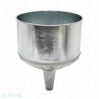 LUBRIMATIC Funnel Galvanized 8 qt. Cap., 737Z29