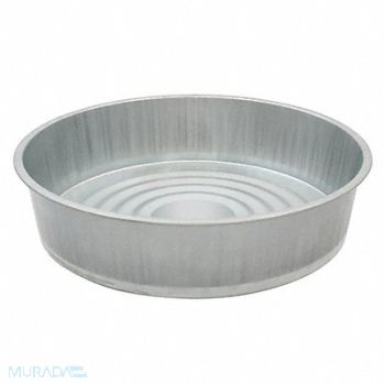 LUBRIMATIC Drip Pan Galvanized 3-1/2 gal., 737Z37