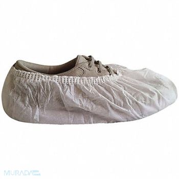 INTERNATIONAL ENVIROGUARD Shoe Cover White XL PK200, 782T35