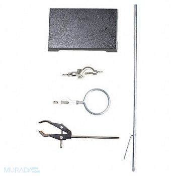 UNITED SCIENTIFIC Support Stand Kit 20 L 3 Dia 2 Prongs, 783WT4