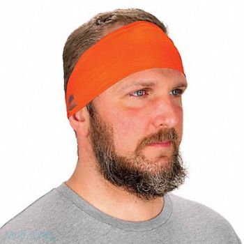 CHILL-ITS BY ERGODYNE Cooling Headband Orange, 785U03