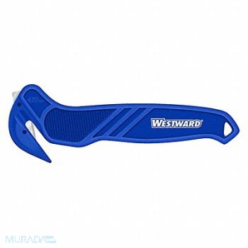 WESTWARD Safety Cutter 6-5/8 L Blue Handle PK10, 793LG5