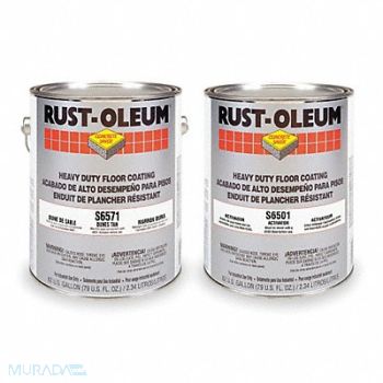 RUST-OLEUM Epoxy Activator/Finish Dunes Tan 1 gal, 7H627