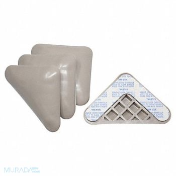 MASTER CASTER Furniture Glides SelfStick Tri 4-1/2 PK4, 1APV3