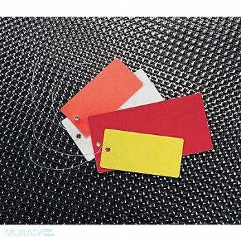 SEE ALL INDUSTRIES Blank Shipping Tag Vinyl Colored PK25, 9WUG9