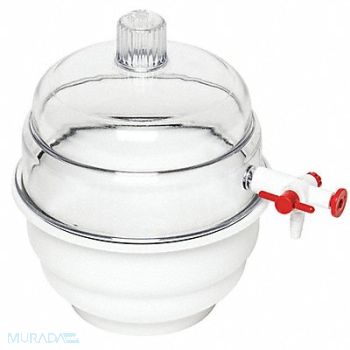 SP SCIENCEWARE Space Saver Vacuum Desiccator 6-3/4 Dia, 8AWA5