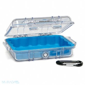 PELICAN Micro Case Blue 6.82 x 4.75 x 2.12 In, 8CWL1