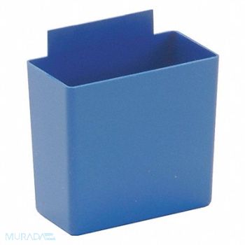 QUANTUM STORAGE SYSTEMS Bin Cups Blue Plastic 3 in, 8E831