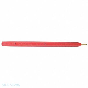 DETECTAPRO Metal Detectable Stick Pen Red PK50, 9KRE6