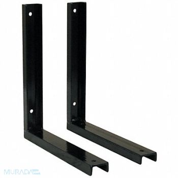 GRAINGER APPROVED Mounting Bracket 15 in L Steel Black, 8M755