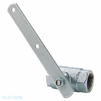 HAWS Stay-Open Ball Valve Chrome-Pated Brass, 8TNE7