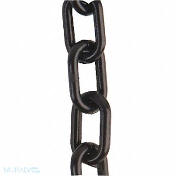 MR. CHAIN E1221 Plastic Chain 1-1/2 In x 100 ft Black, 8TPL6