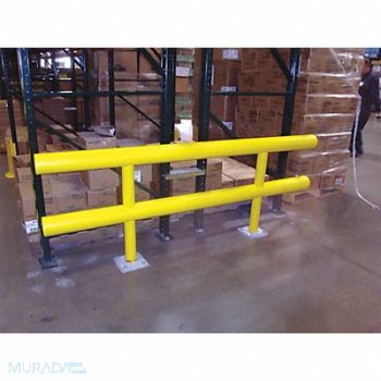 IDEAL SHIELD Guard Rail System 8 ft L 36 in H, 9TZM5