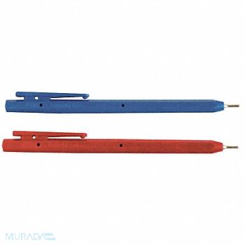 DETECTAPRO Metal Detectable Stick Pen Blue PK50, 9RGA7