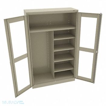 TENNSCO Combo Wardrobe Cabinet 78 H 48 W Sand, 8YEM4