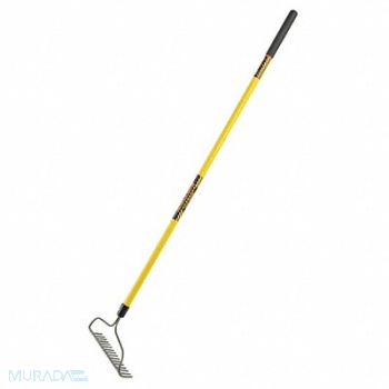 SEYMOUR MIDWEST STRUCTRON Rake 16Tines 60 in Fiberglass Handle, 8ZCJ5