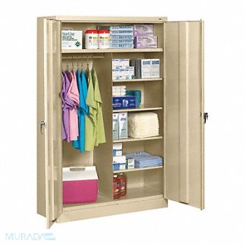 TENNSCO Combo Wardrobe Cabinet 78 H 48 W Sand, 8ZH52