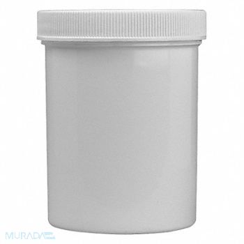 SP SCIENCEWARE Screw Cap Jar 236.6mL Plastic Wide PK12, 9AT84