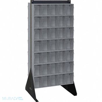 QUANTUM STORAGE SYSTEMS Bin Storage Rack Powder Coated 52 in, 9F663