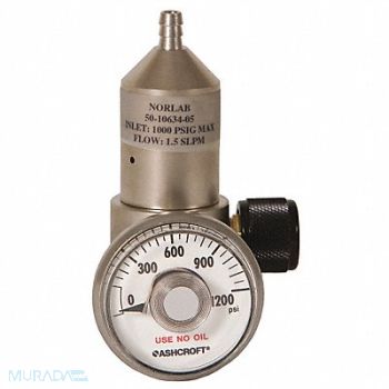 GRAINGER APPROVED Gas Regulator 0.3Lpm, 9JA79