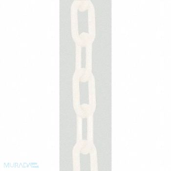 MR. CHAIN E1223 Plastic Chain 3 In x 100 ft White, 9KAD6