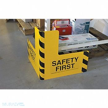 VESTIL Pallet Rack Guard 16 W 16 H Steel, 9KG34