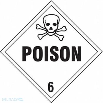 STRANCO INC DOT Container Placard 10-3/4 W PK10, 9LUF8