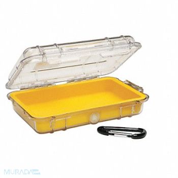 PELICAN Micro Case Yellow 7-1/2 x5-1/16 x2-1/8, 9MCT4