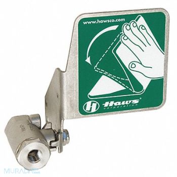 HAWS Stay Open Ball Valve with Push Flag SS, 9PX07