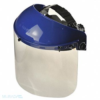 MCR SAFETY Ratchet Faceshield Assembly Clear, 9TZ55