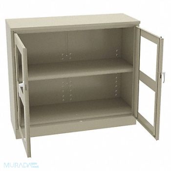 TENNSCO Storage Cabinet 42 x48 x18 Sand 2Shlv, 9U647