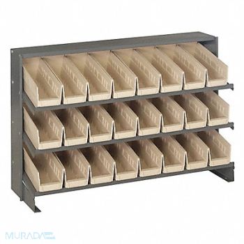 QUANTUM STORAGE SYSTEMS E1540 Bench Pick Rack 12x21x36in Ivory, 9U894