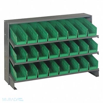 QUANTUM STORAGE SYSTEMS E1540 Bench Pick Rack 12x21x36in Green, 9U895