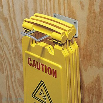 DISPLAY SPECIALISTS CORPORATION Sign Storage Holder Silver Steel 3 in H, 9VH37