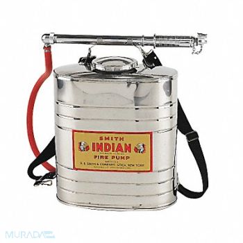 INDIAN Wildland Pump 5 gal Carrying Tank SS, 3EJT4