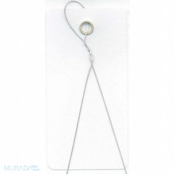 SEE ALL INDUSTRIES Blank Shipping Tag Vinyl Colored PK25, 9WGE3