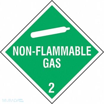 STRANCO INC DOT Container Placard 10-3/4 Label W, 9WHZ8