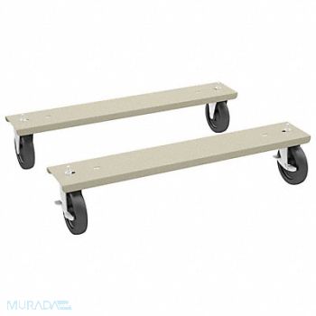 TENNSCO Plate Caster Kit Polylfin 5 in 1000 lb., 8DMW8