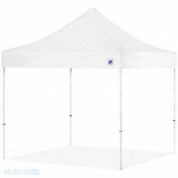 E-Z UP Portable Shelter White 8 ft W 8 ft L, 800HZ3