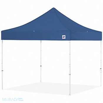 E-Z UP Portable Shelter Blue 10 ft W 10 ft L, 800HZ5