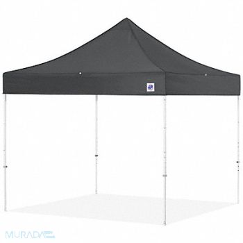 E-Z UP Portable Shelter Gray 10 ft W 10 ft L, 800HZ6