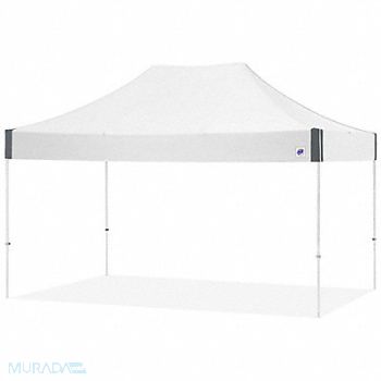 E-Z UP Portable Shelter White 10 ft W 15 ft L, 800J04
