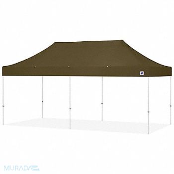 E-Z UP Portable Shelter Green 10 ft W 20 ft L, 800J06