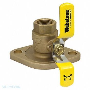WEBSTONE Rotating Flanged Ball Valve 1-1/2In, 40L195