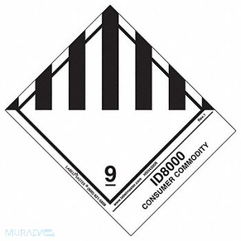 LABELMASTER Miscellaneous Dangers Goods Labl PK500, 35ZL27