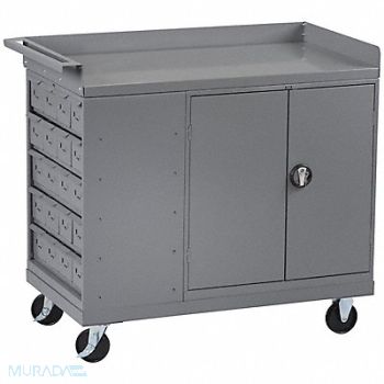 TENNSCO Mobile Cabinet Bench Steel 48 W 25 D, 6YE42