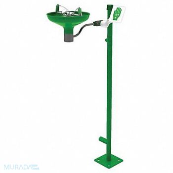HUGHES SAFETY Laboratory Eye/Face Wash Pedestal Mount, 287T54