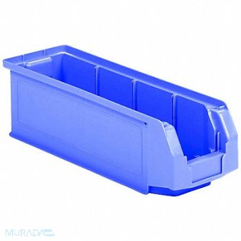 SSI SCHAEFER Stacking Bin Blue Polyethylene 5.6 in, 38HU93