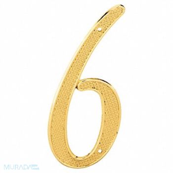 PRIME-LINE Number Sign Overall 4 H x 2 W PK2, 447F20