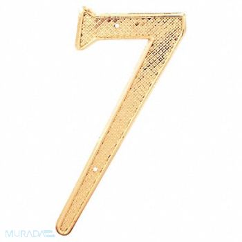 PRIME-LINE Number Sign Overall 4 H x 2 W PK2, 447F21